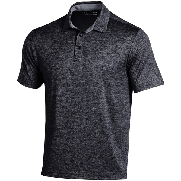 Under Armour Playoff Heather Men's Polo-Black/M UM0571-999